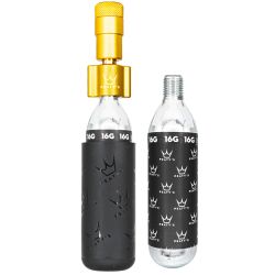 PEATYS PEATY'S HOLESHOT CO2 PUMPA + BOMBIČKY 2 KS - ROAD & GRAVEL (16G) - GOLD (PPR-HTI-RAG-GLD-12)
