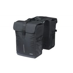 Basil MOVE MIK double bag - Čierna