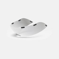 GIRO Aerohead Shield-clear/silver-L