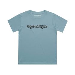 Troy Lee Designs TLD DĚTSKÉ TRIKO S KRÁTKÝM RUKÁVEM SIGNATURE DAWN BLUE (72491704)