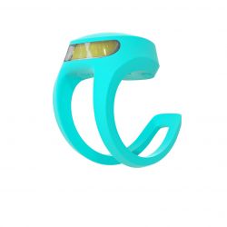 Predné blikacie svetlo KNOG Frog V3 - Awesome Aquamarine