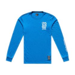 Troy Lee Designs TLD PÁNSKÝ DRES S DLOUHÝM RUKÁVEM SKYLINE RIDE TEE ONE EYE AERO BLUE (38302800)