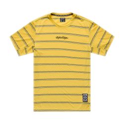 Troy Lee Designs TLD PÁNSKÝ DRES S KRÁTKÝM RUKÁVEM SKYLINE RIDE TEE CHECKED OUT BUTTER (38201601)