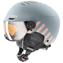 UVEX ZIMNÍ UVEX HELMA ROCKET JR VISOR RHINO-BLUSH MAT (S5662637000)