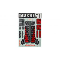SRAM ROCK SHOX 00.4318.021.001 - ROCKSHOX DECAL KIT TLD 35MM SILVER/ORANGE