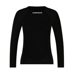 SHIMANO Tričko spodné dámske VERTEX LONG BASE LAYER čierne /Vel:L/XL