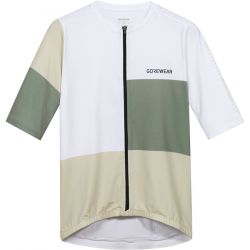 GORE SWIFTRIDE Block Jersey Mens white/slate green L