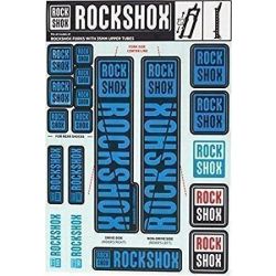 SRAM ROCK SHOX 11.4318.003.511 - ROCKSHOX DECAL KIT 35MM WATER BLU