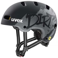 UVEX HELMA KID 4 STYLE MIPS DIRT BLACK MATT (S4148240100)