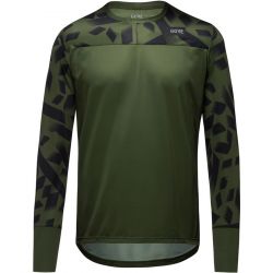 GORE TrailKPR Daily LS Shirt Mens utility green/black S