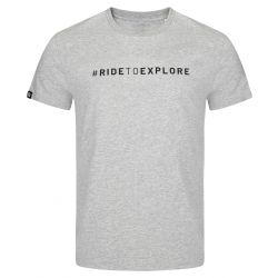 Triko PELLS Journey s logem #RIDETOEXPLORE Grey