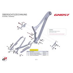 GHOST Ložisko seatstay Main Pivot bearing 6803V2RS/8