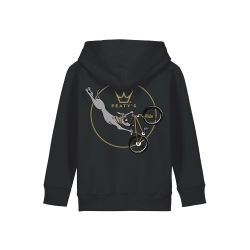 PEATYS PEATY'S KIDSWEAR DĚTSKÁ MIKINA - SUPERDOG / BLACK (PKW-26-HDY-SUP-BLK)
