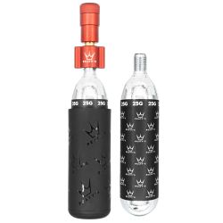 PEATYS PEATY'S HOLESHOT CO2 PUMPA + BOMBIČKY 2 KS - MTB (25G) - RED (PPR-HTI-MTB-RED-12)