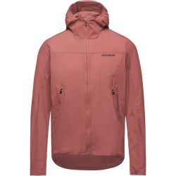 GORE FERNFLOW Hooded Windbreaker Mens lab rose L