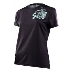 Troy Lee Designs TLD DÁMSKÝ DRES S KRÁTKÝM RUKÁVEM LILIUM MICAYLA GATTO BLACK (35795801)