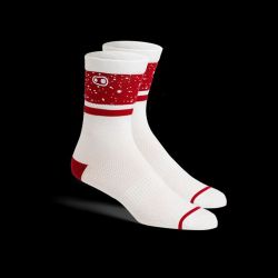 CrankbrothersCRANKBROTHERS Icon MTB Sock Splatter White/Red S/M