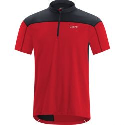 GORE C3 Zip Jersey-red/black-XL