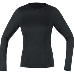 GORE M Women Base Layer Long Sleeve Shirt-black-34