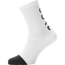 GORE M Mid Brand Socks-white/black-38/40
