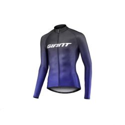 GIANT RACE DAY LS JERSEY BLACK/BLUE S