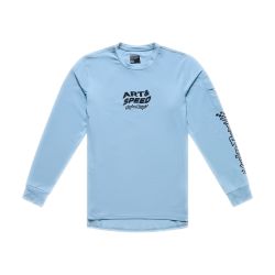 Troy Lee Designs TLD PÁNSKÝ DRES S DLOUHÝM RUKÁVEM RUCKUS RIDE TEE WAVES DAWN BLUE (37104800)