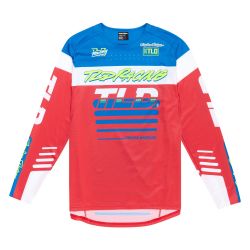 Troy Lee Designs TLD DRES S DLOUHÝM RUKÁVEM SPRINT FIFTY-50 FIERY RED (32335600)