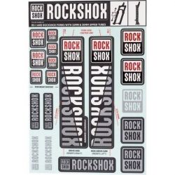 SRAM ROCK SHOX 11.4318.003.497 - ROCKSHOX DECAL KIT 30/32/RS1 WHITE