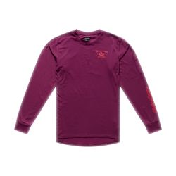 Troy Lee Designs TLD PÁNSKÝ DRES S DLOUHÝM RUKÁVEM RUCKUS RIDE TEE LOCKDOWN SANGRIA (37102600)