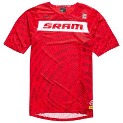 Troy Lee Designs TLD DRES S KRÁTKÝM RUKÁVEM SKYLINE AIR SRAM ROOTS FIERY RED (33749801)
