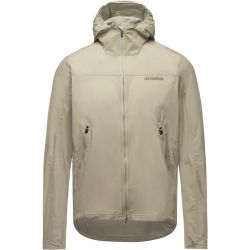 GORE FERNFLOW Hooded Windbreaker Mens tech beige L