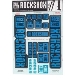 SRAM ROCK SHOX 11.4318.003.520 - ROCKSHOX DECAL KIT 35MM DC WATER BLU