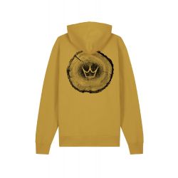 PEATYS PEATY'S PUBWEAR MIKINA S KAPUCÍ TRAIL BUILD CREW / OCHRE (PPW-25-HDY-TBC-OCR)