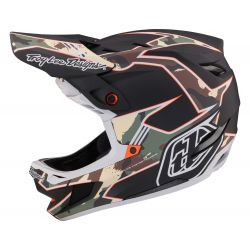 Troy Lee Designs TLD HELMA D4 COMPOSITE MIPS MATRIX CAMO ARMY GREEN (14003500)