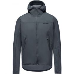 GORE FERNFLOW Hooded Windbreaker Mens lab graphite XL