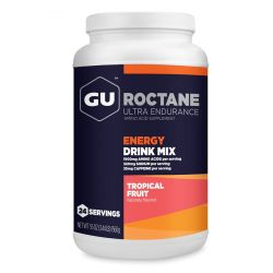Výprodej-GU Roctane Energy Drink Mix 1560 g Tropical Fruit DÓZA AKCE EXP 05/27