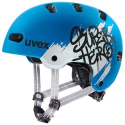 UVEX HELMA KID 4 STYLE SUPER HERO BLUE MATT (S4148230400)