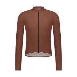 SHIMANO Dres EVOLVE MERINO LONG hnedý /Vel:L