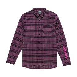 Troy Lee Designs TLD KOŠILE GRIND FLANNEL PLAID DEEP PURPLE (82765003)