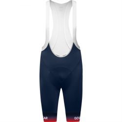GORE Fade Bib Shorts+ orbit blue/fireball-L