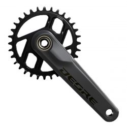 SHIMANO Stred Deore FC-M6200 175mm 32z. 12-k. čierny dvojdielny bez ložísk