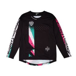 Troy Lee Designs TLD DĚTSKÝ DRES S DLOUHÝM RUKÁVEM SPRINT FULL PULL BLACK (32403600)