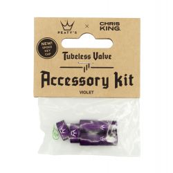 PEATYS PEATY'S X CHRIS KING (MK2) VIOLET PŘÍSLUŠENSTVÍ K BEZDUŠOVÝM VENTILKŮM (PTV2-ACCS-VLT-12)