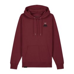 PEATYS PEATY'S PUBWEAR MIKINA S KAPUCÍ SUMMIT BURGUNDY (PPW-25-HDY-SMT-BRG)