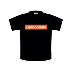 CANNONDALE doplňky a textil CANNONDALE LIFESTYLE T-SHIRT BLK/ORG/WHT