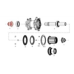 SRAM ZIPP 11.2018.033.001 - ZIPP END CAP NDS REAR COGNITION NSW QR