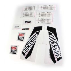 SRAM ROCK SHOX 11.4318.003.436 - ROCKSHOX DECAL KIT PIKE 26/27.5/29 WHT/BLK