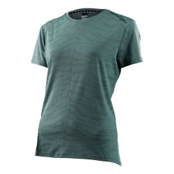 Troy Lee Designs TLD DÁMSKÝ DRES S KRÁTKÝM RUKÁVEM LILIUM TIGER JACQUARD STEEL GREEN (35792101)