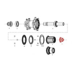 SRAM ZIPP 11.2018.033.002 - ZIPP END CAP DS REAR COGNITION NSW QR SRAM