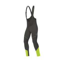 GORE C3 GWS Bib Tights+ black/neon yellow M